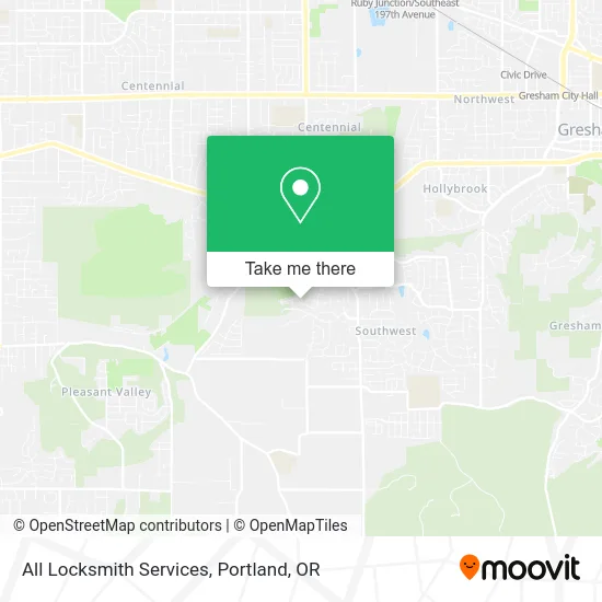 All Locksmith Services map