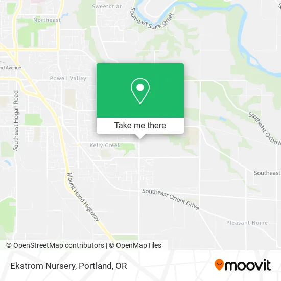 Ekstrom Nursery map