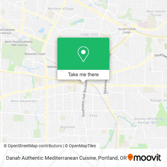 Danah Authentic Mediterranean Cuisine map