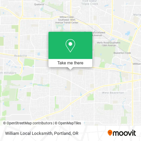 William Local Locksmith map