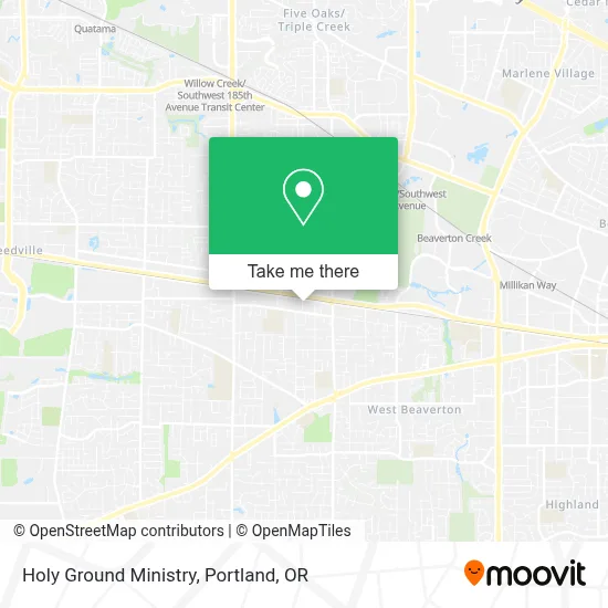 Holy Ground Ministry map