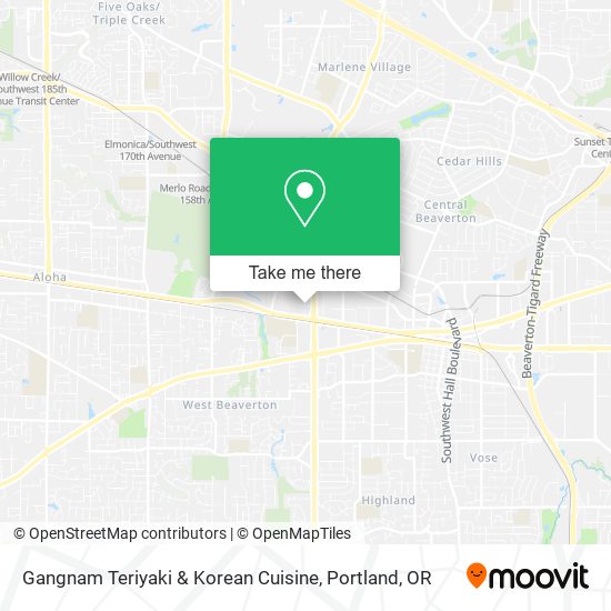 Gangnam Teriyaki & Korean Cuisine map