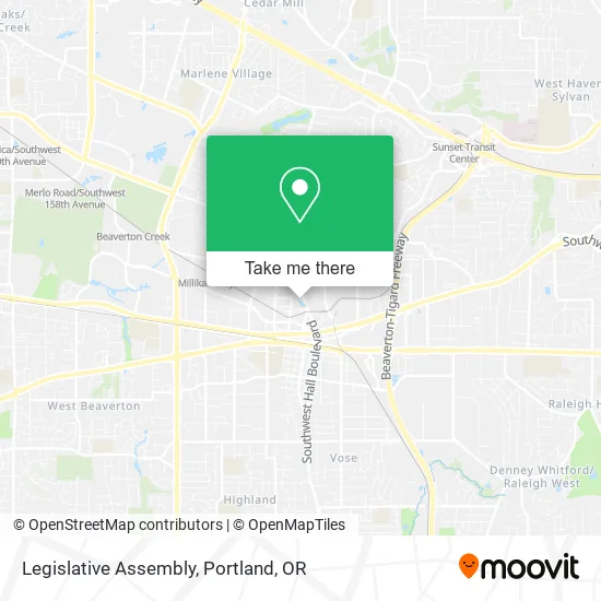 Mapa de Legislative Assembly