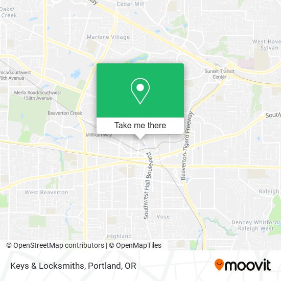 Mapa de Keys & Locksmiths