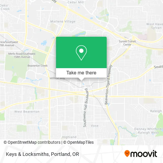 Mapa de Keys & Locksmiths