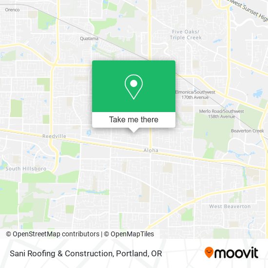 Sani Roofing & Construction map