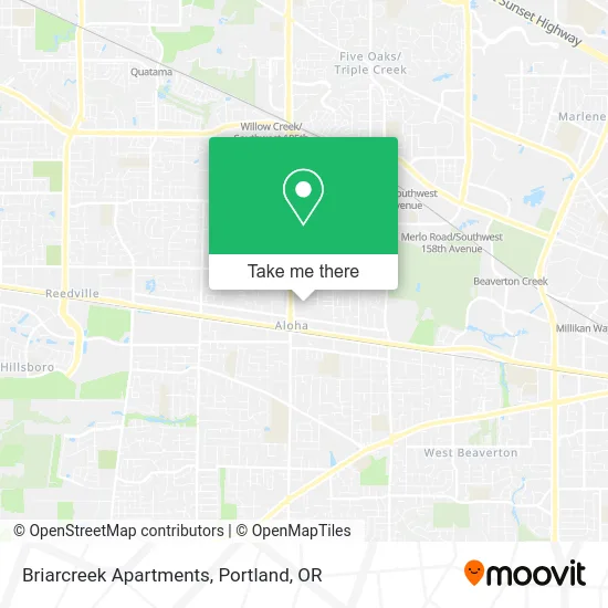 Briarcreek Apartments map
