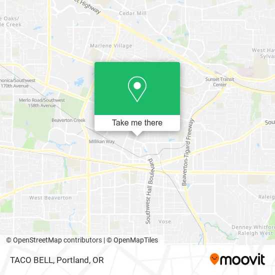 TACO BELL map