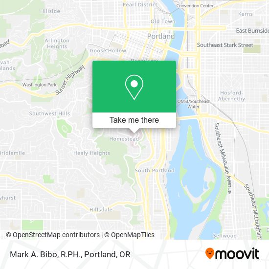 Mapa de Mark A. Bibo, R.PH.