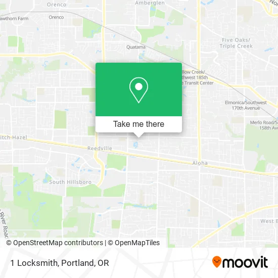 Mapa de 1 Locksmith