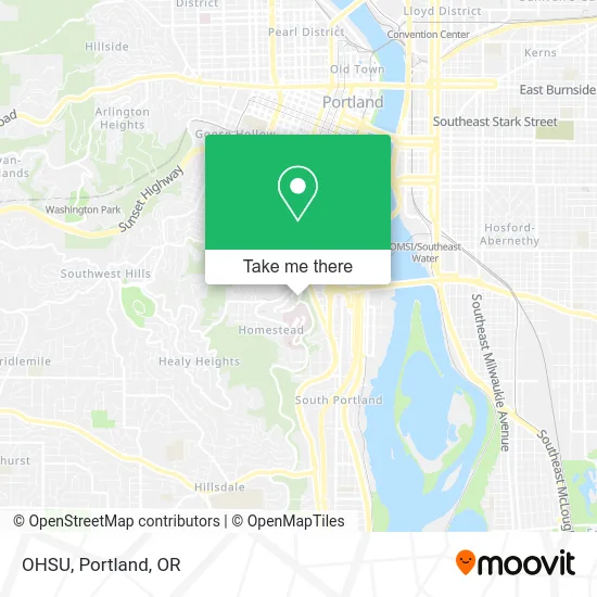 OHSU map