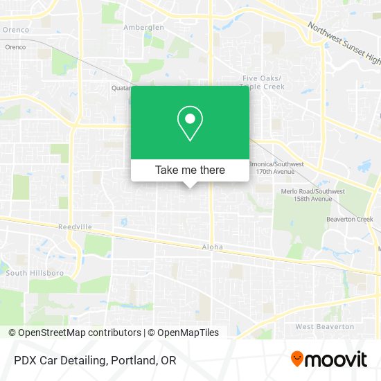 PDX Car Detailing map