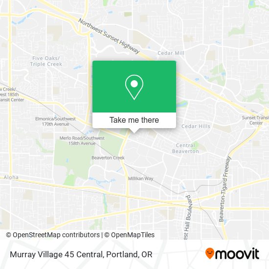 Murray Village 45 Central map