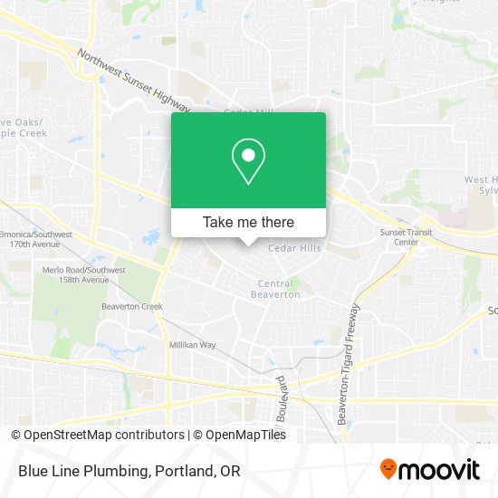 Mapa de Blue Line Plumbing