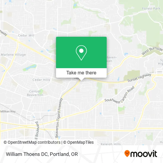 Mapa de William Thoens DC