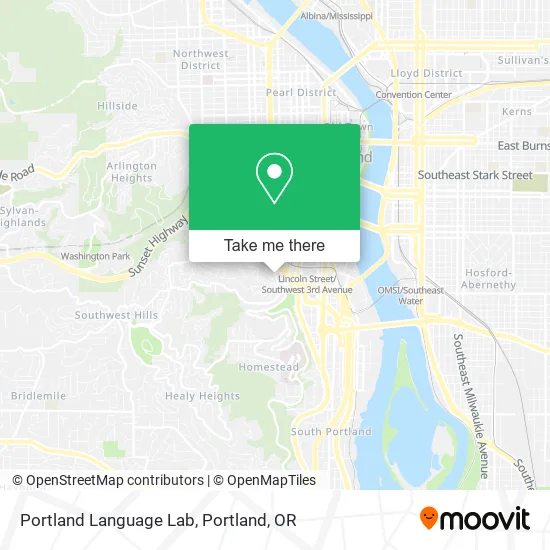 Mapa de Portland Language Lab