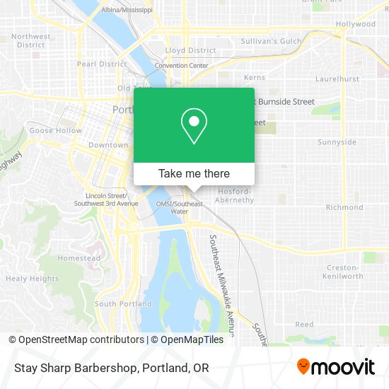 Stay Sharp Barbershop map