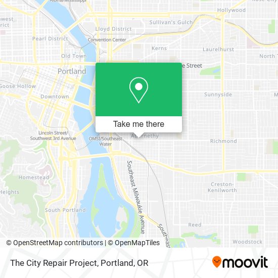 Mapa de The City Repair Project