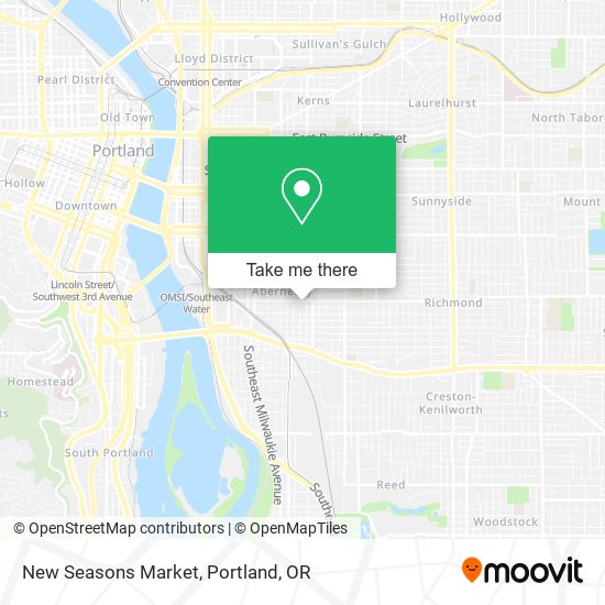 New Seasons Market map