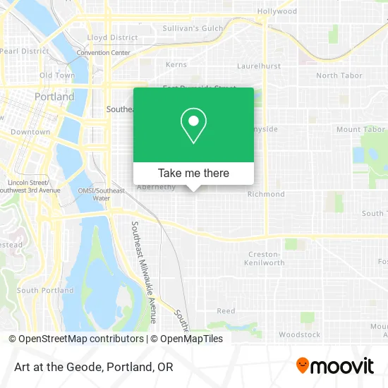 Mapa de Art at the Geode