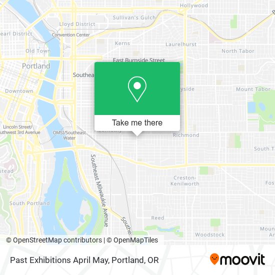 Past Exhibitions April May map