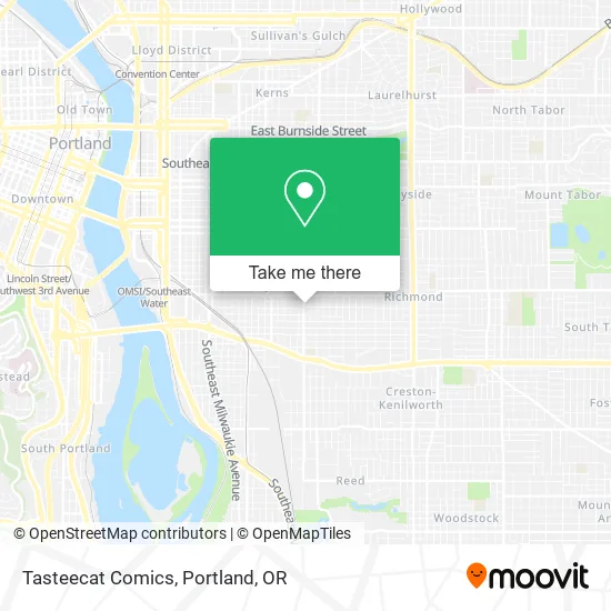 Tasteecat Comics map