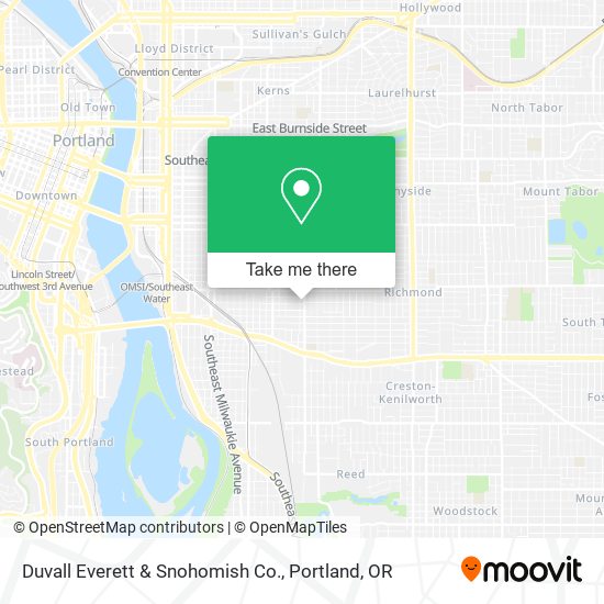 Duvall Everett & Snohomish Co. map
