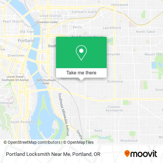 Portland Locksmith Near Me map