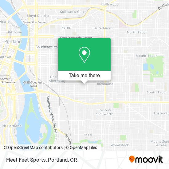 Fleet Feet Sports map