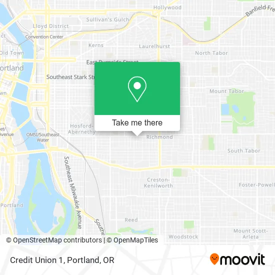 Credit Union 1 map