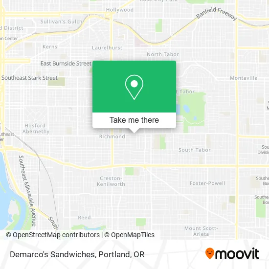 Mapa de Demarco's Sandwiches