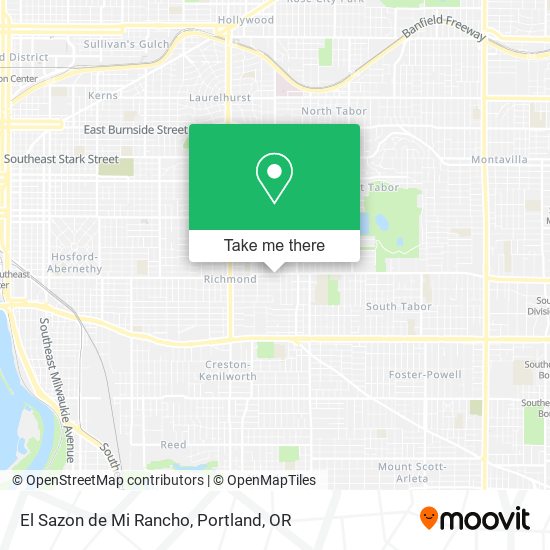 Mapa de El Sazon de Mi Rancho