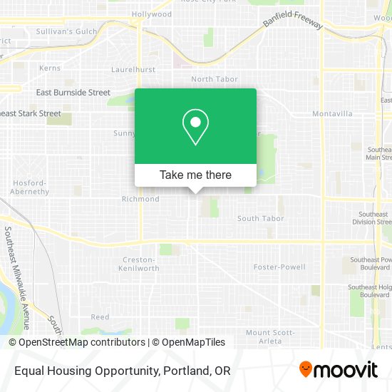 Equal Housing Opportunity map