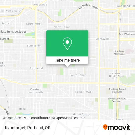 Mapa de Itzontarget
