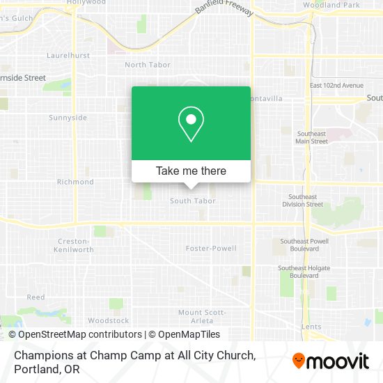 Champions at Champ Camp at All City Church map
