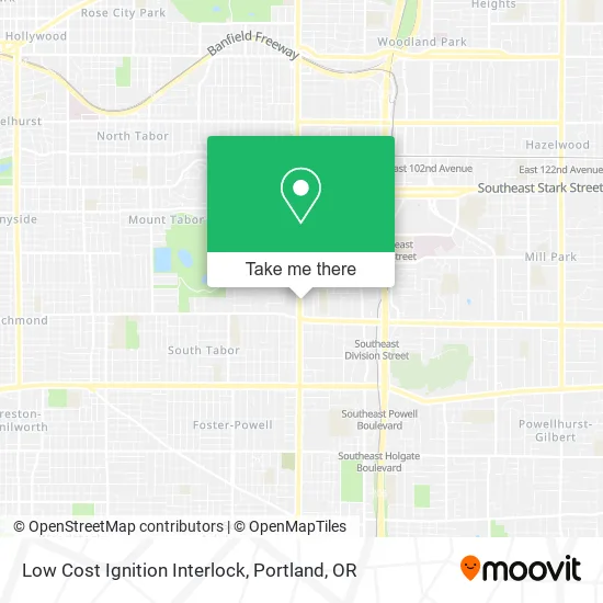 Mapa de Low Cost Ignition Interlock