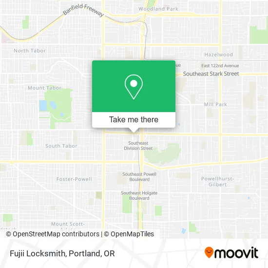 Fujii Locksmith map