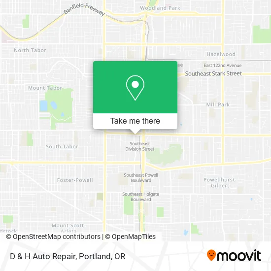 D & H Auto Repair map