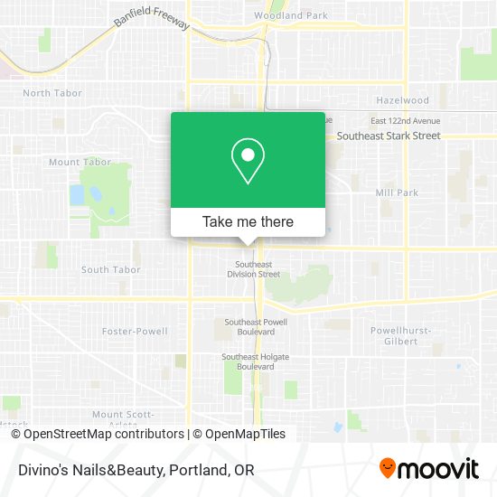 Divino's Nails&Beauty map