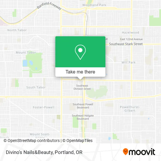 Divino's Nails&Beauty map