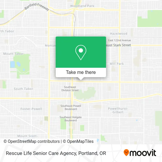 Rescue Life Senior Care Agency map