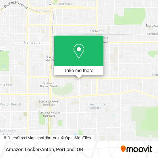 Amazon Locker-Anton map