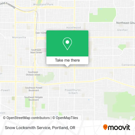 Snow Locksmith Service map