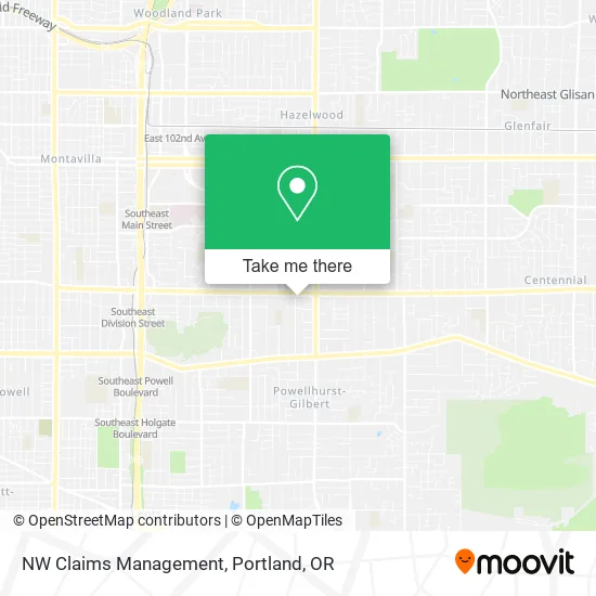 Mapa de NW Claims Management