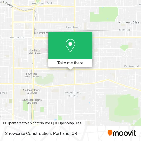 Showcase Construction map