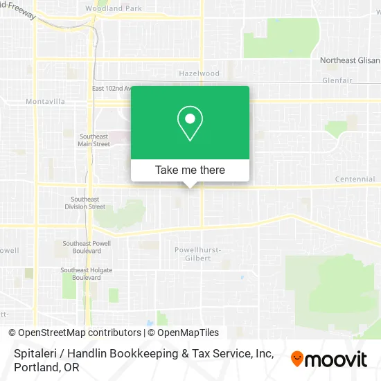 Mapa de Spitaleri / Handlin Bookkeeping & Tax Service, Inc