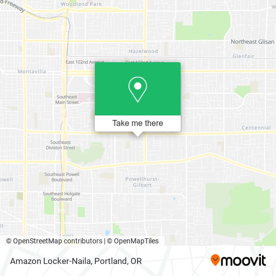 Amazon Locker-Naila map