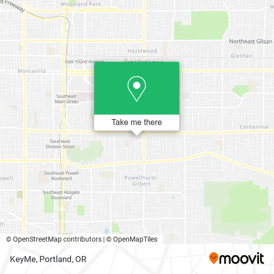 Mapa de KeyMe
