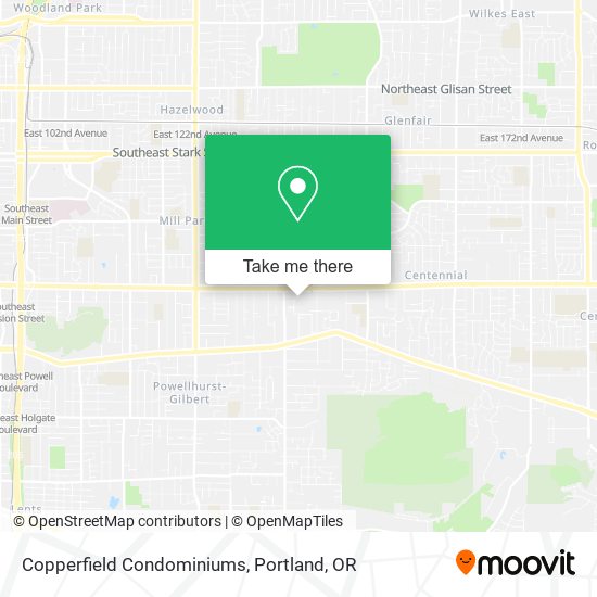 Copperfield Condominiums map