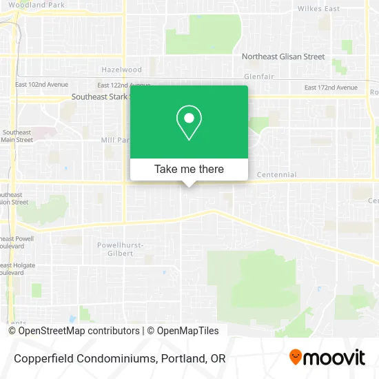 Copperfield Condominiums map